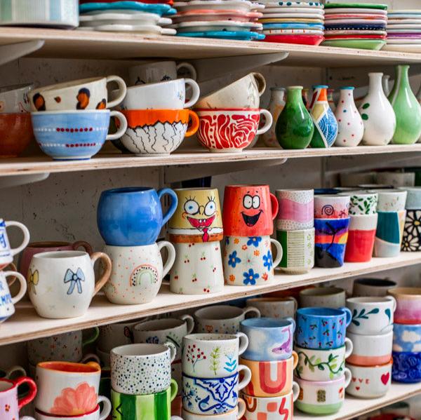 GENEVA - Painting on ceramic - Open session - 2 hours- One free Beverage